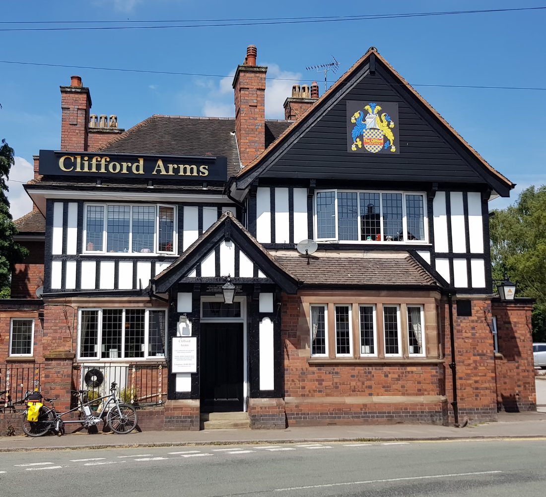 The Clifford Arms, a traditional village pub near Bottle Lodge