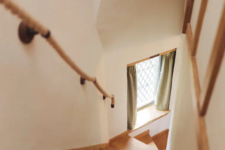 The winding stone stair